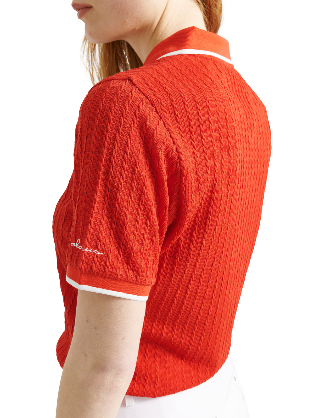 Lds Sand halfsleeve - poppy red-4