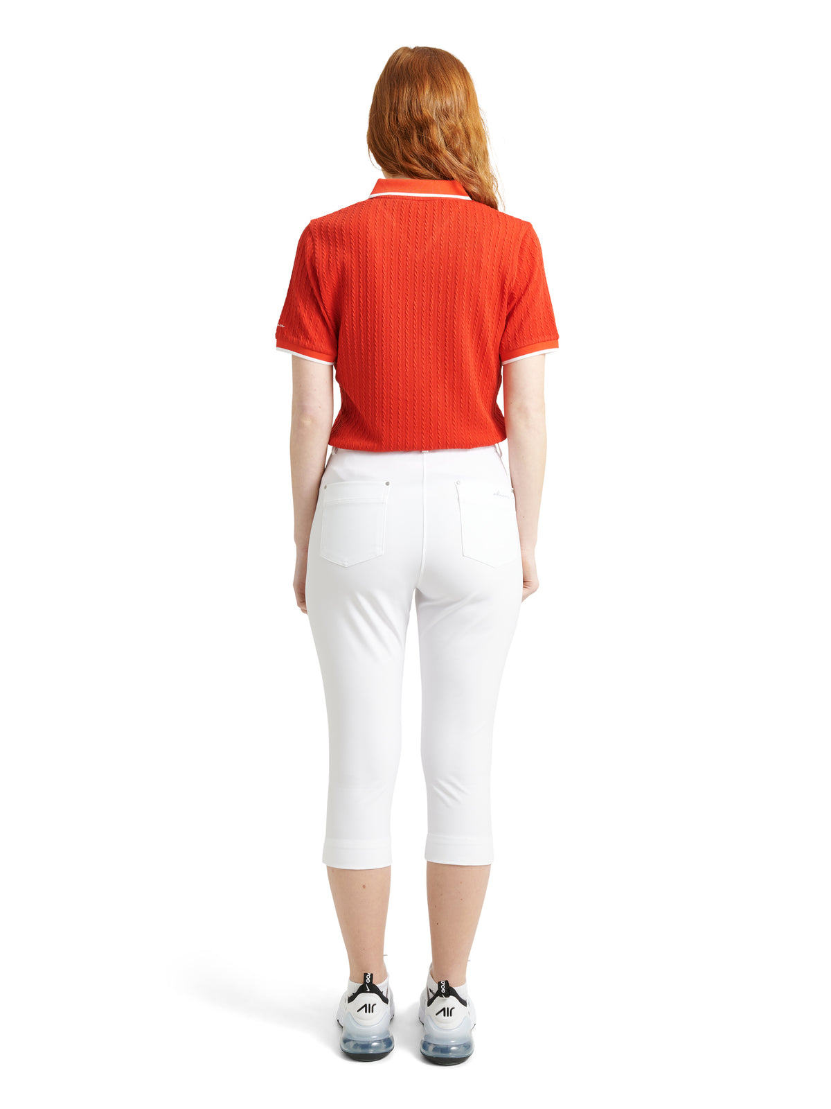 Lds Sand halfsleeve - poppy red-5