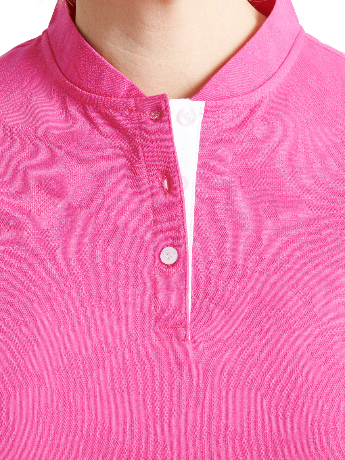 Lds Crystal polo - rose-3