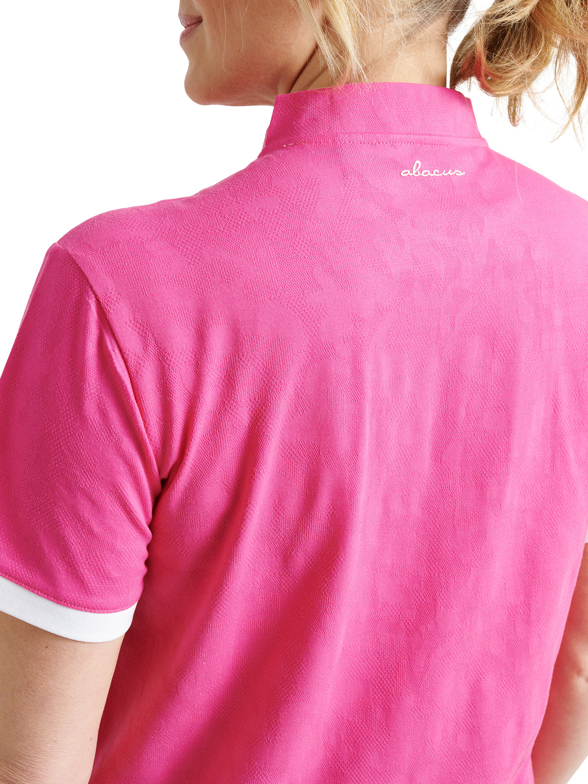Lds Crystal polo - rose-4
