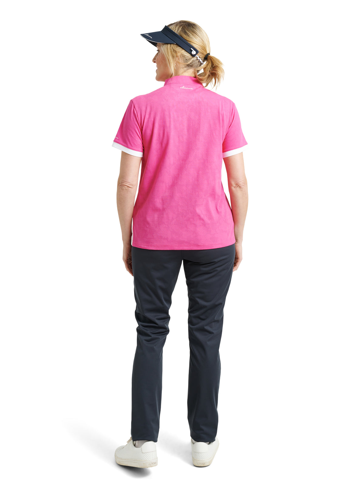 Lds Crystal polo - rose-5