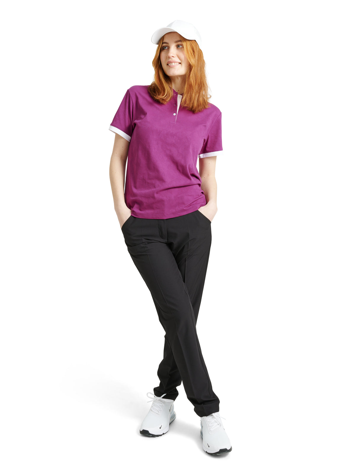 Lds Crystal polo - violet-2