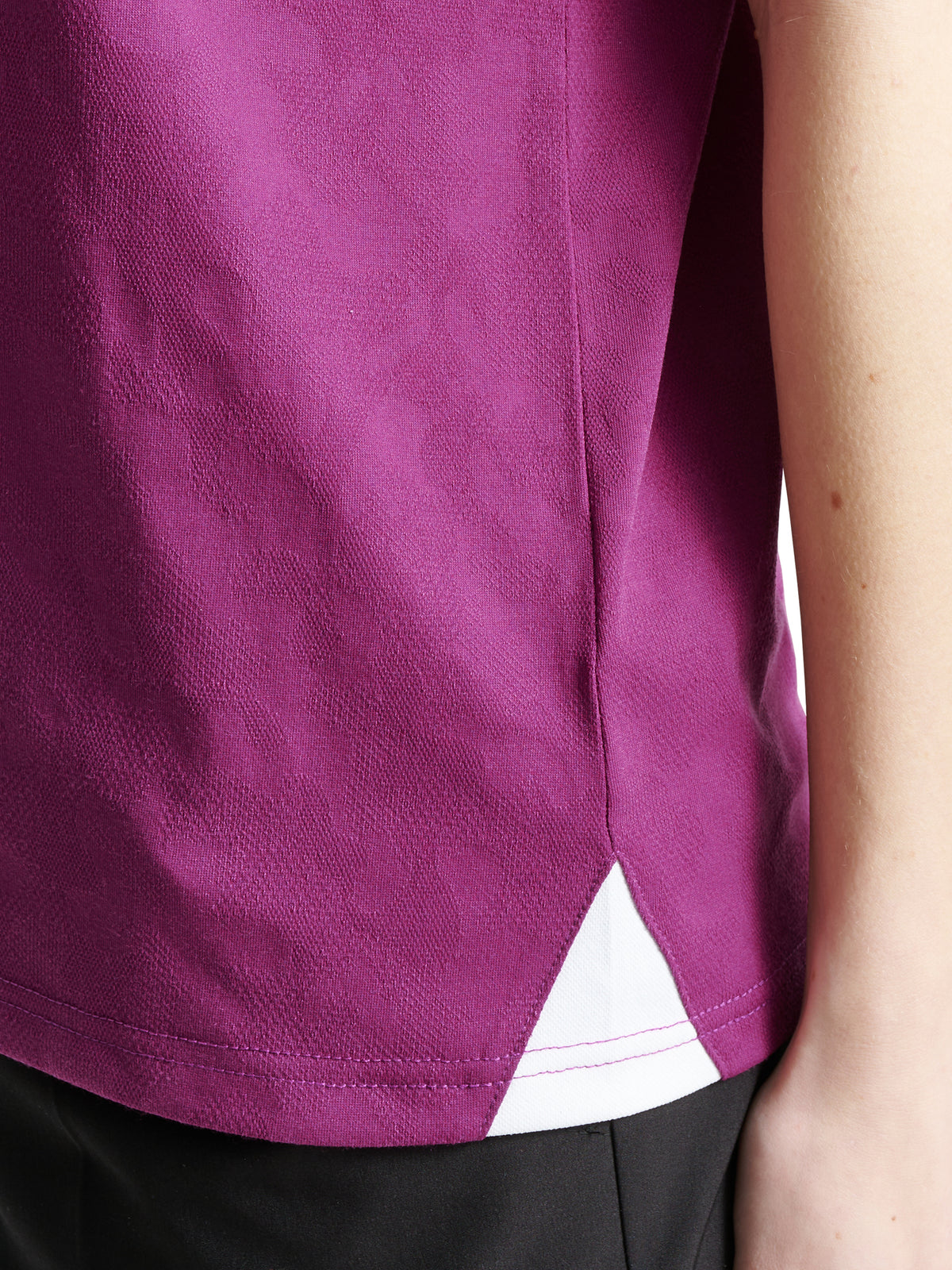 Lds Crystal polo - violet-4