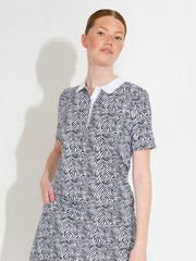 Lds Victoria drycool polo - zebra