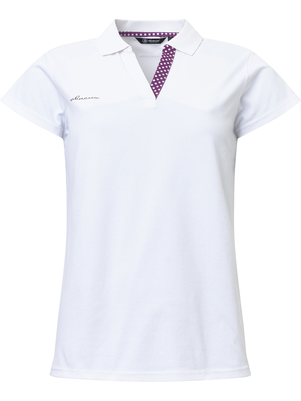 Lds Merion cupsleeve - violet check-6