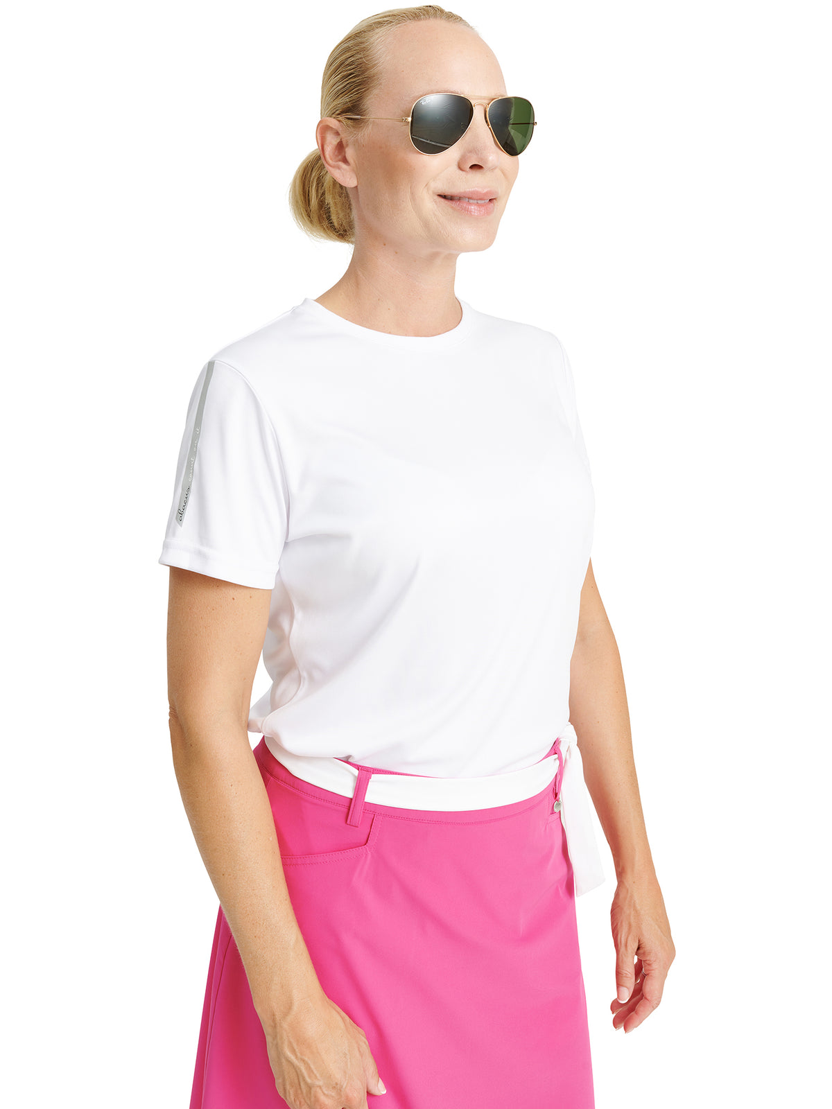 Lds Loop t-shirt - white-1