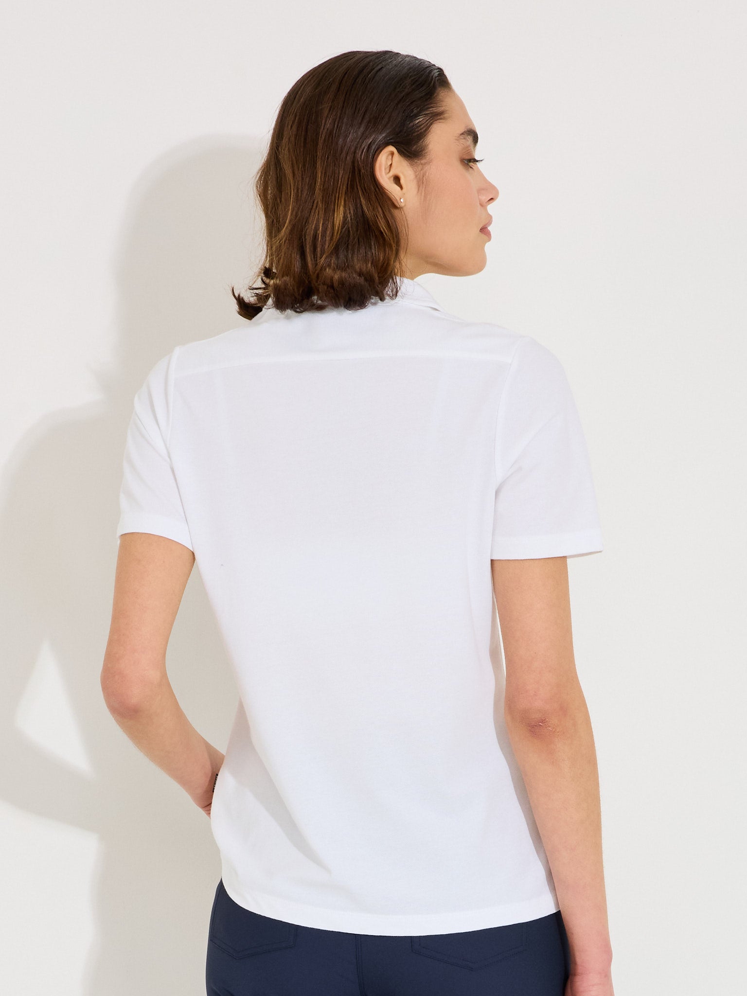 Lds Hillside polo - white