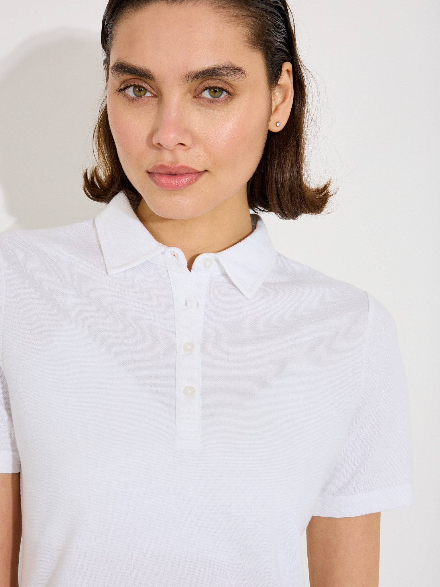 Lds Hillside polo - white-4