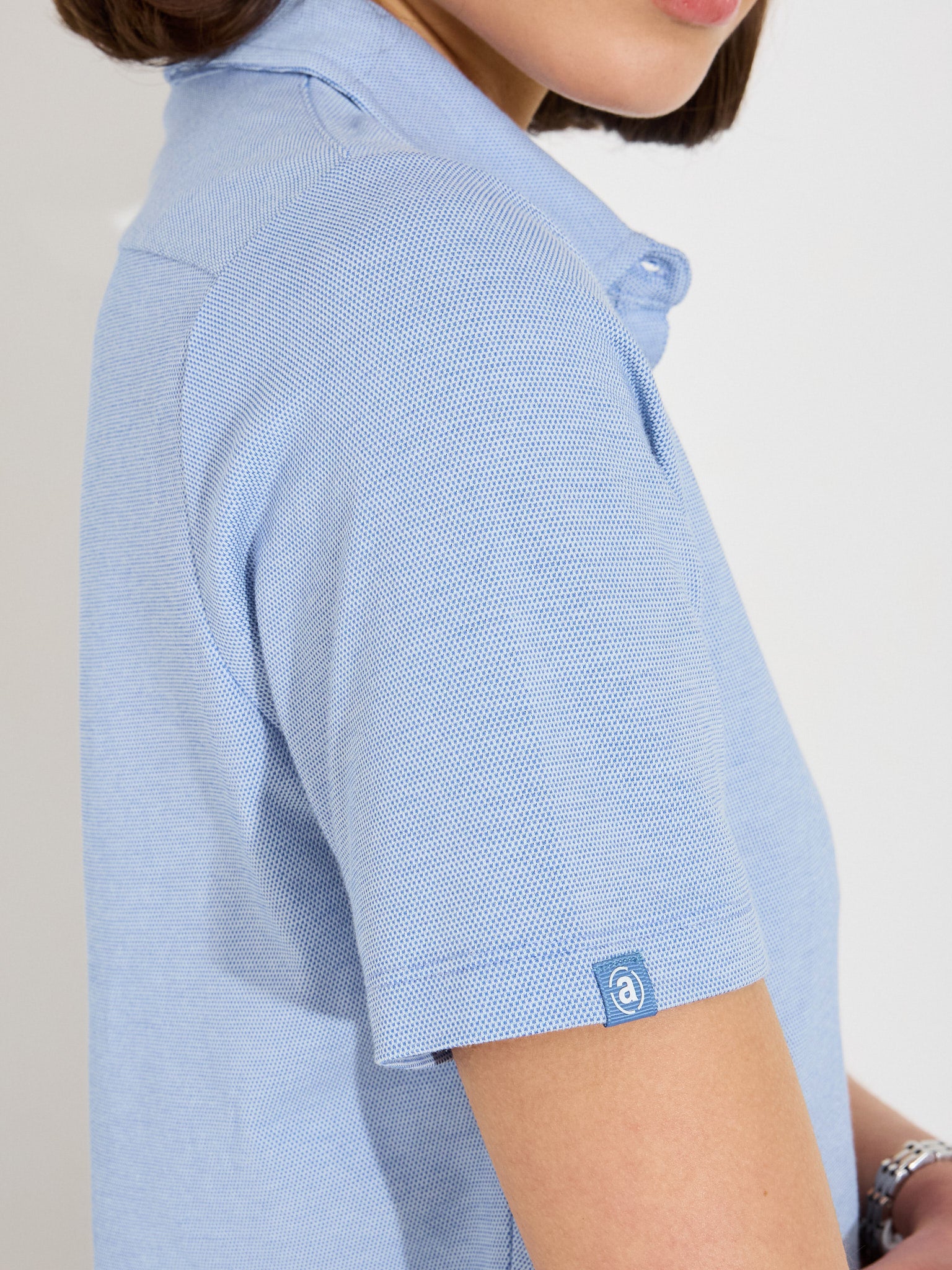 Lds Hillside polo - oxfordblue-5
