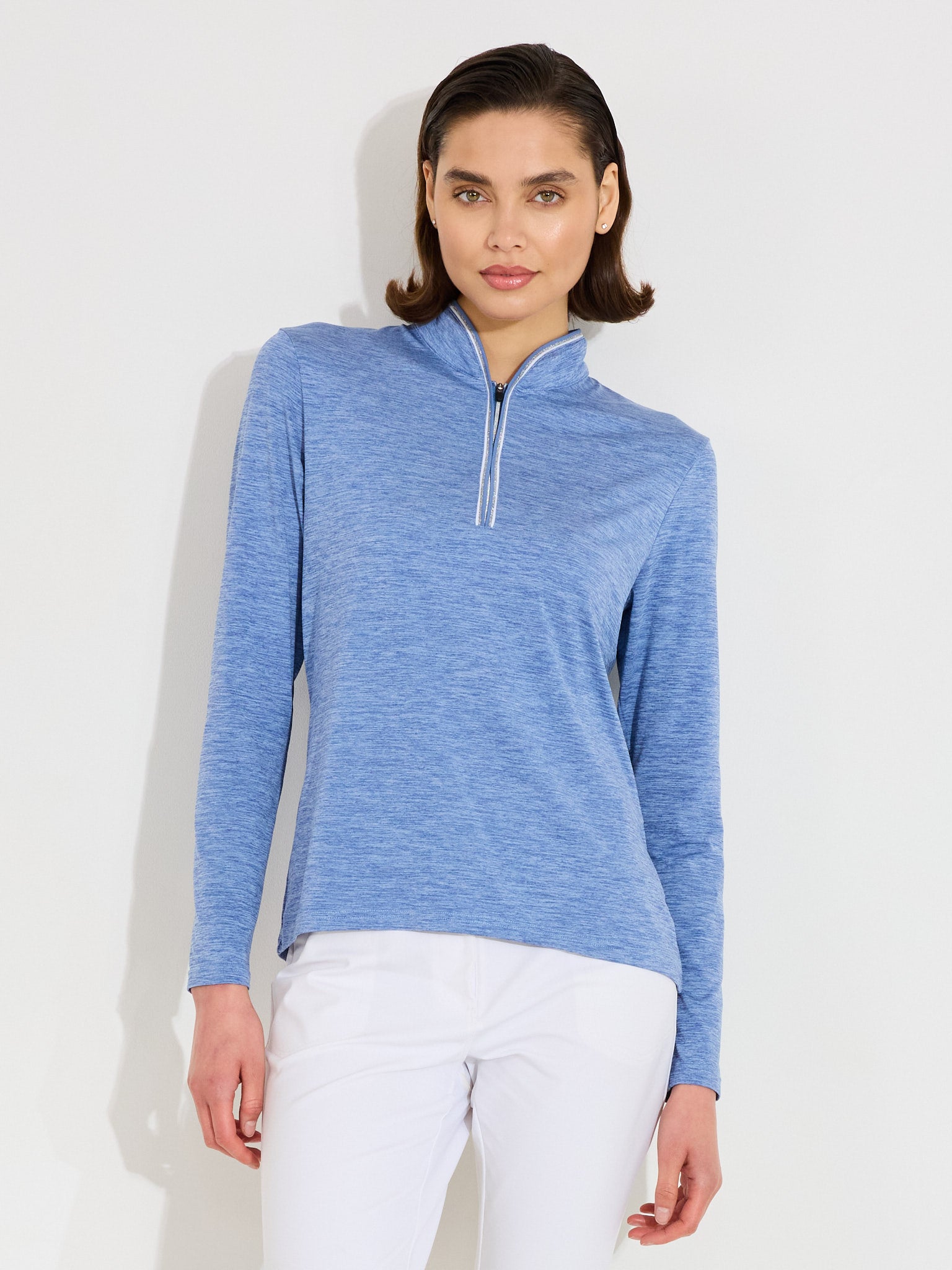 Lds Spey longsleeve - horizon blue – Abacus Sportswear
