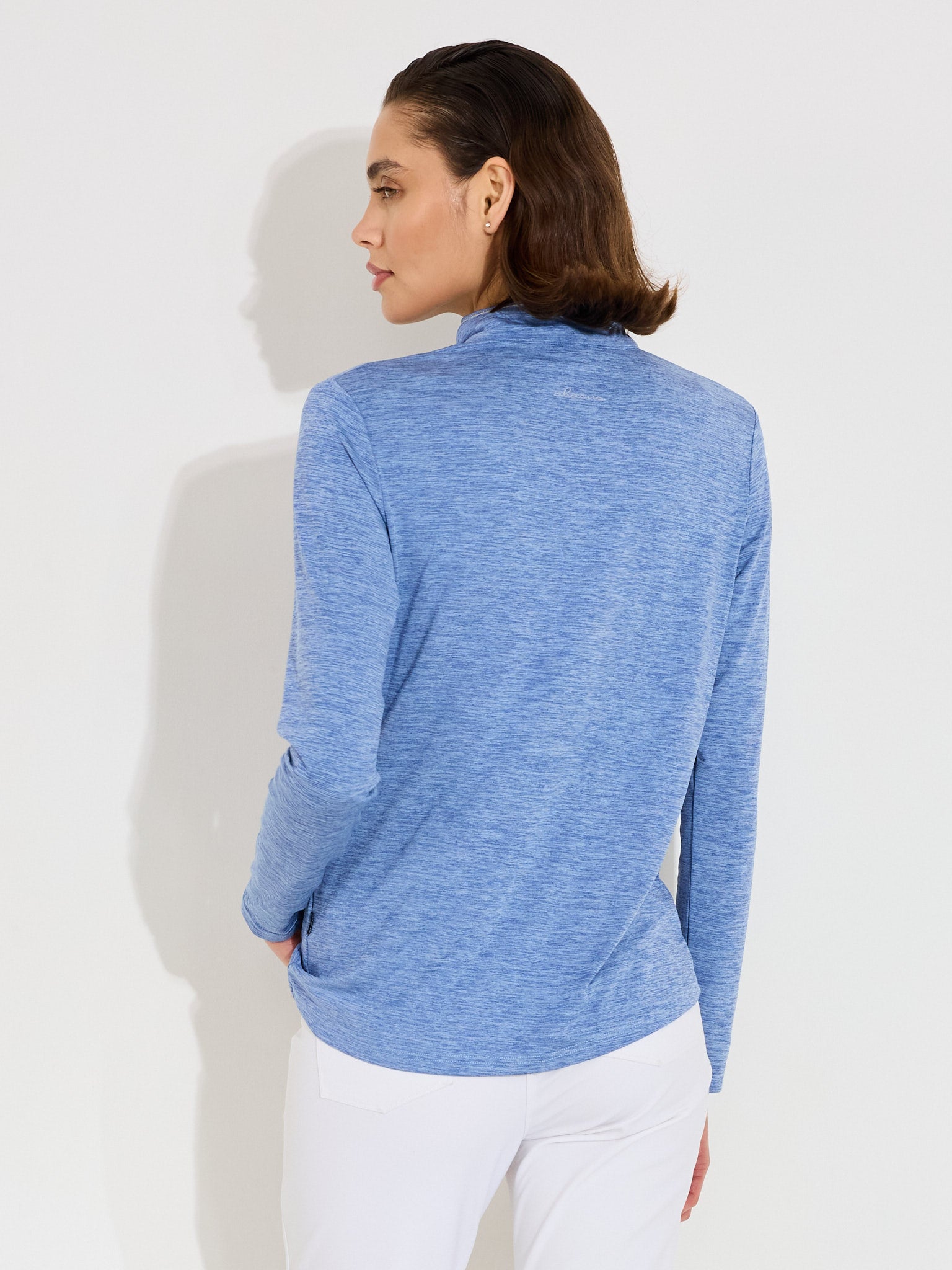 Lds Spey longsleeve - horizon blue – Abacus Sportswear