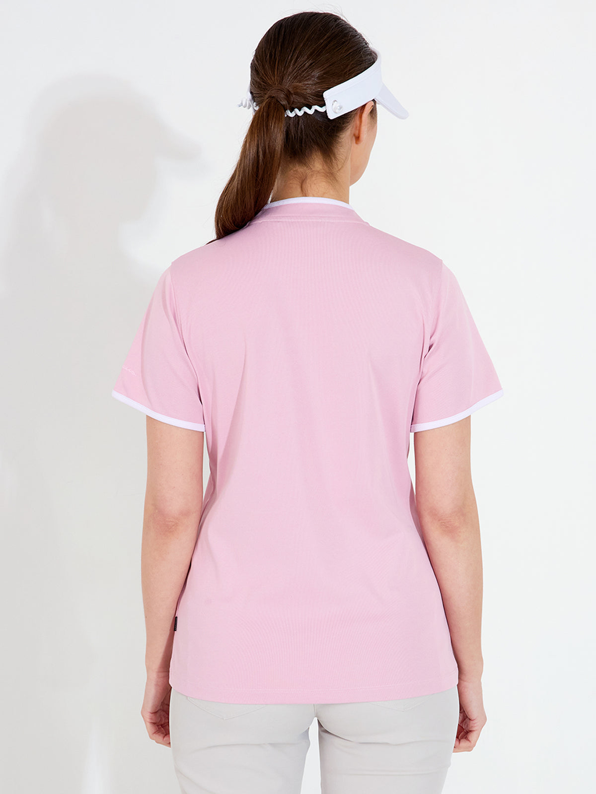 Lds Turnberry polo - dusty pink-2
