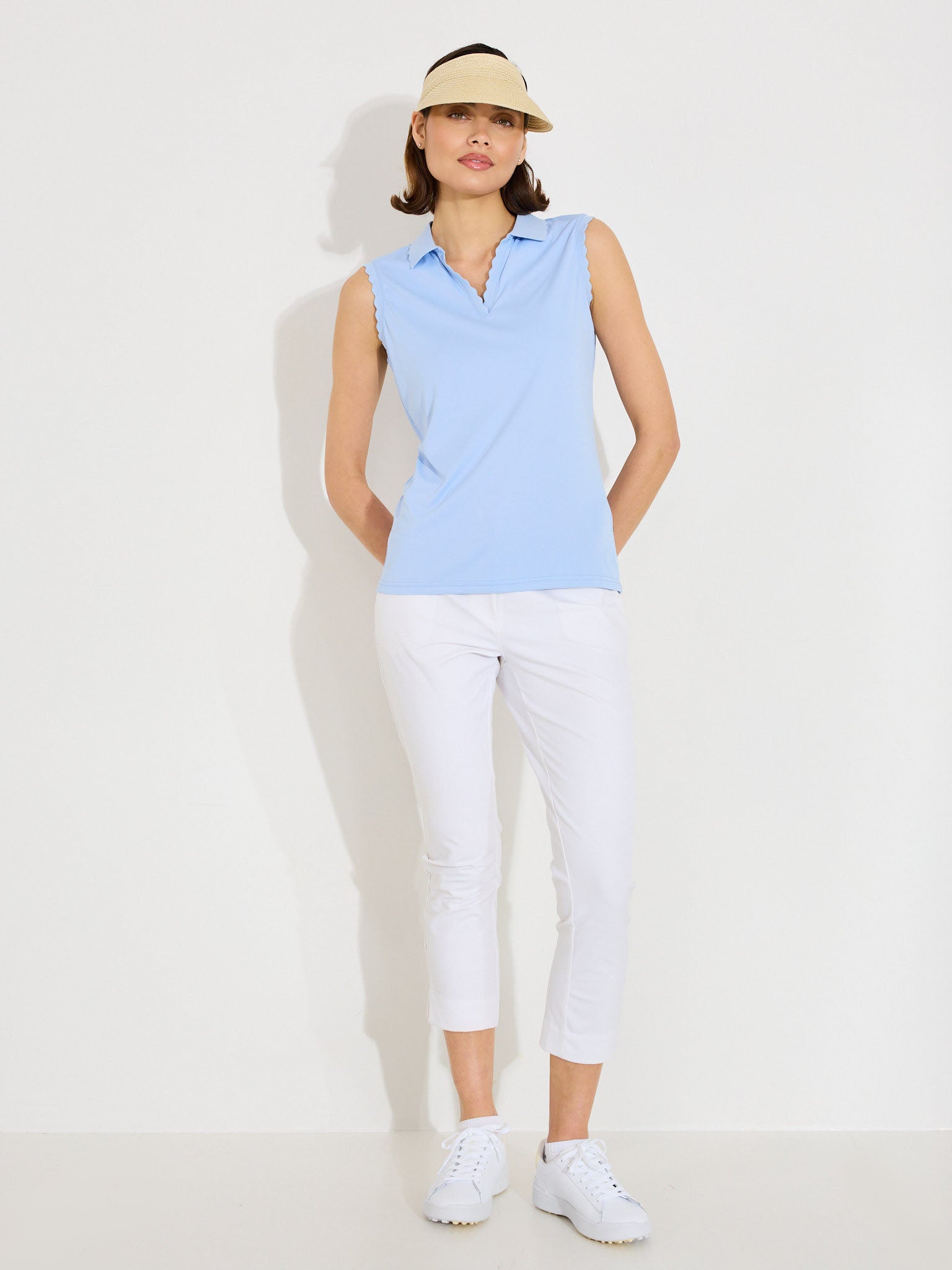Lds Victoria drycool sleeveless - iceblue-4