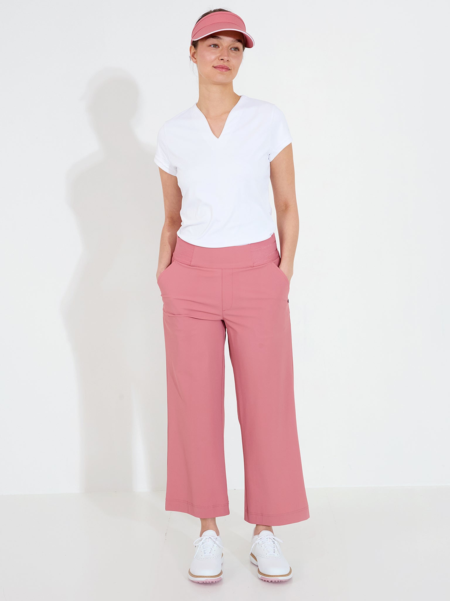Lds Putter 7/8 trousers - dusty rose-3