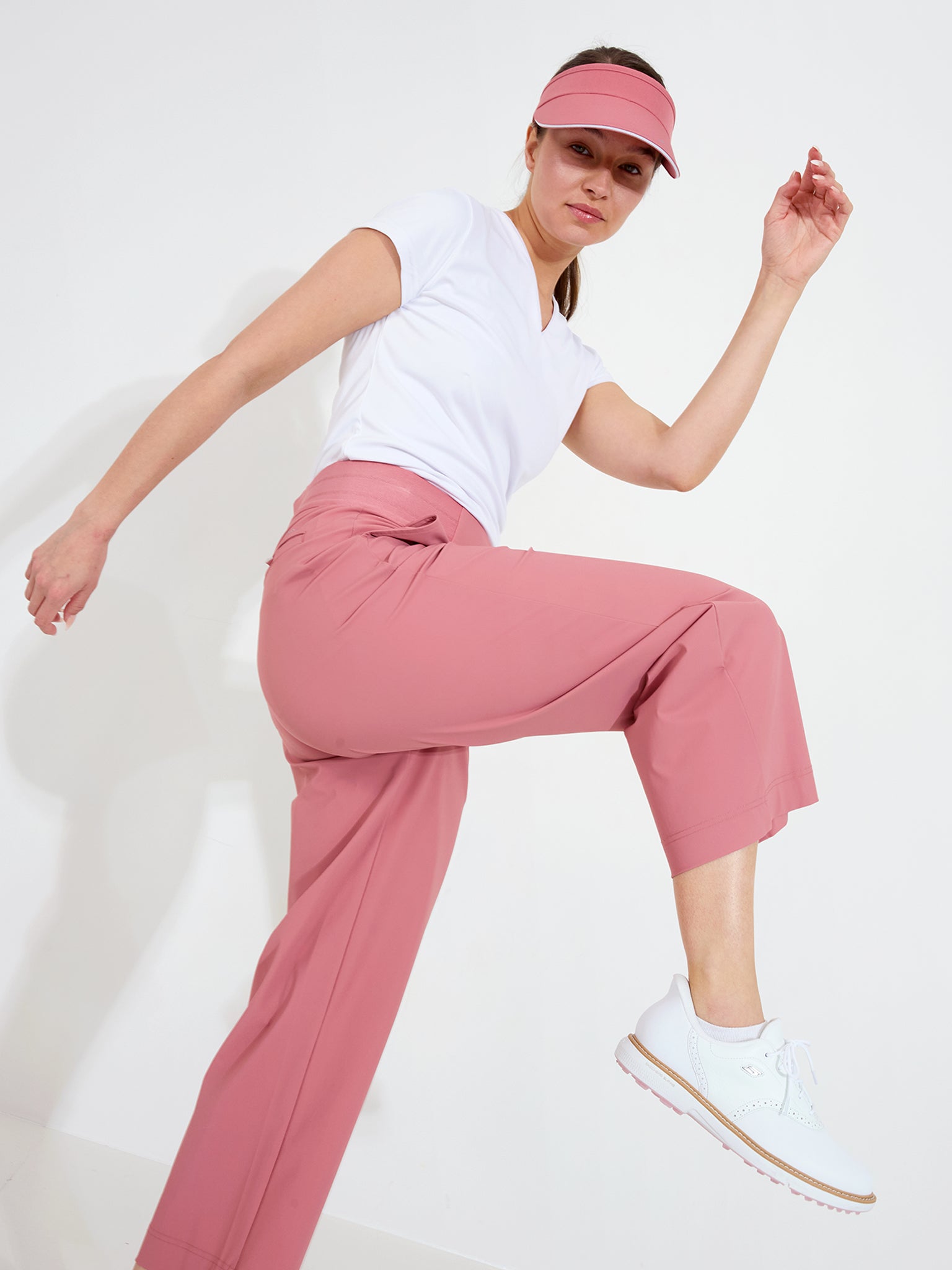 Lds Putter 7/8 trousers - dusty rose-5