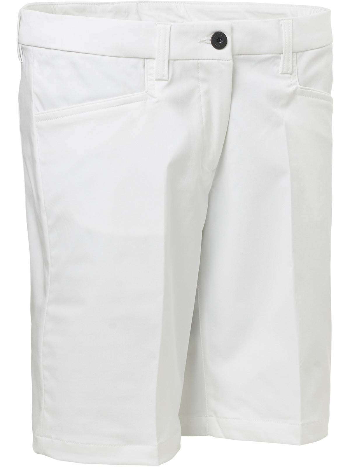 Lds Cleek stretch shorts 46cm - white-2