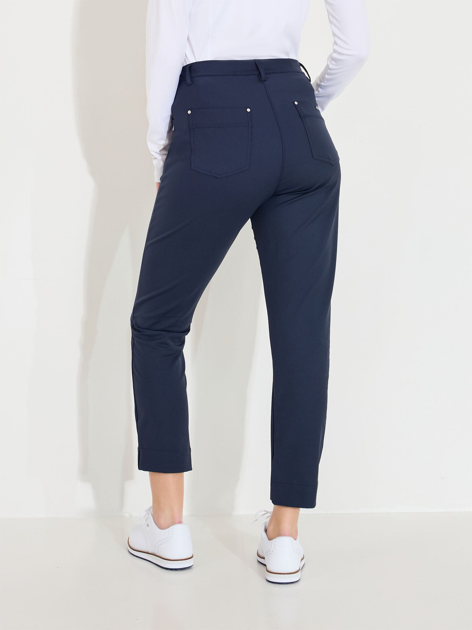 Lds Elite 7/8 trousers - navy-2