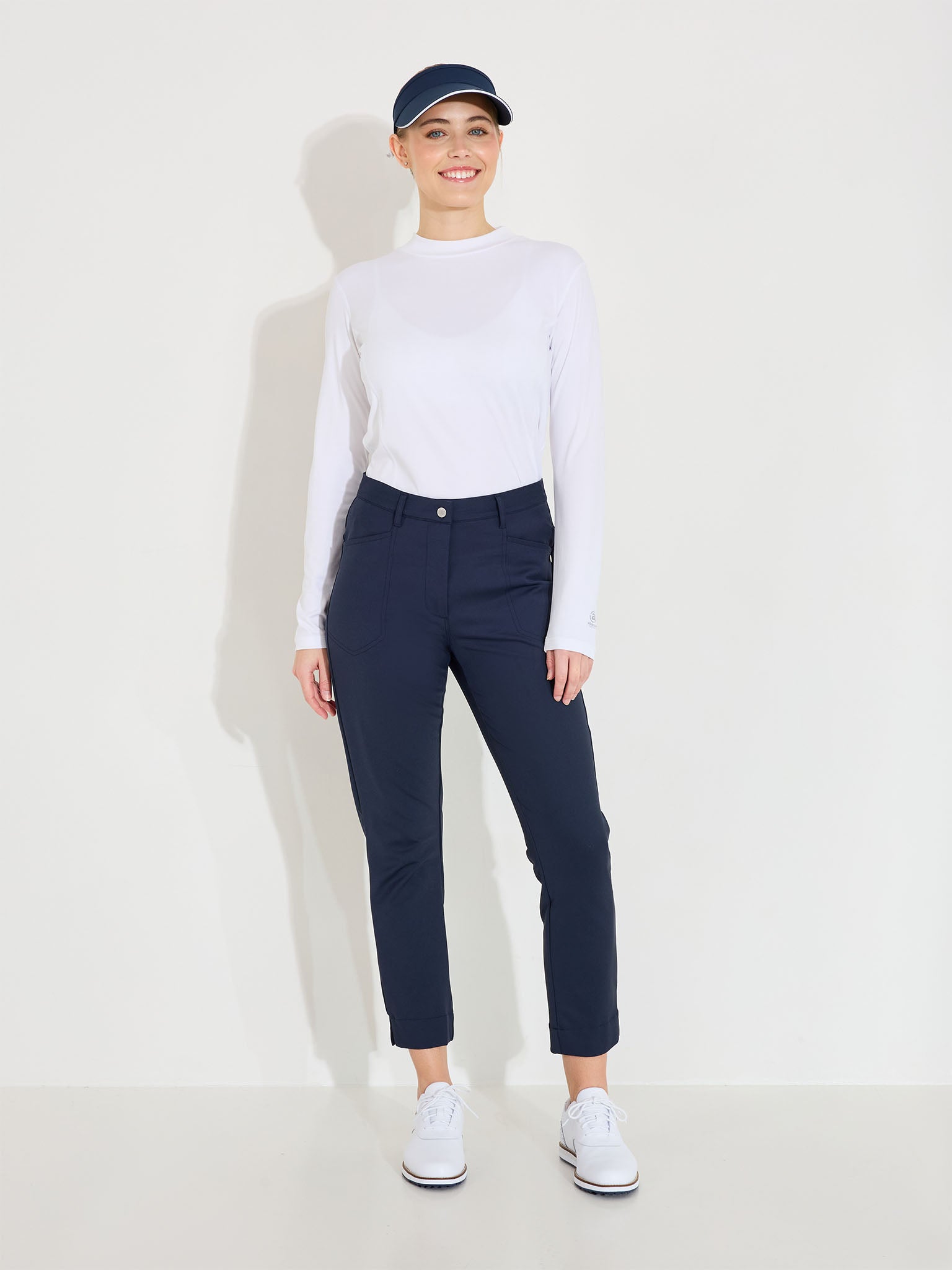 Lds Elite 7/8 trousers - navy-3