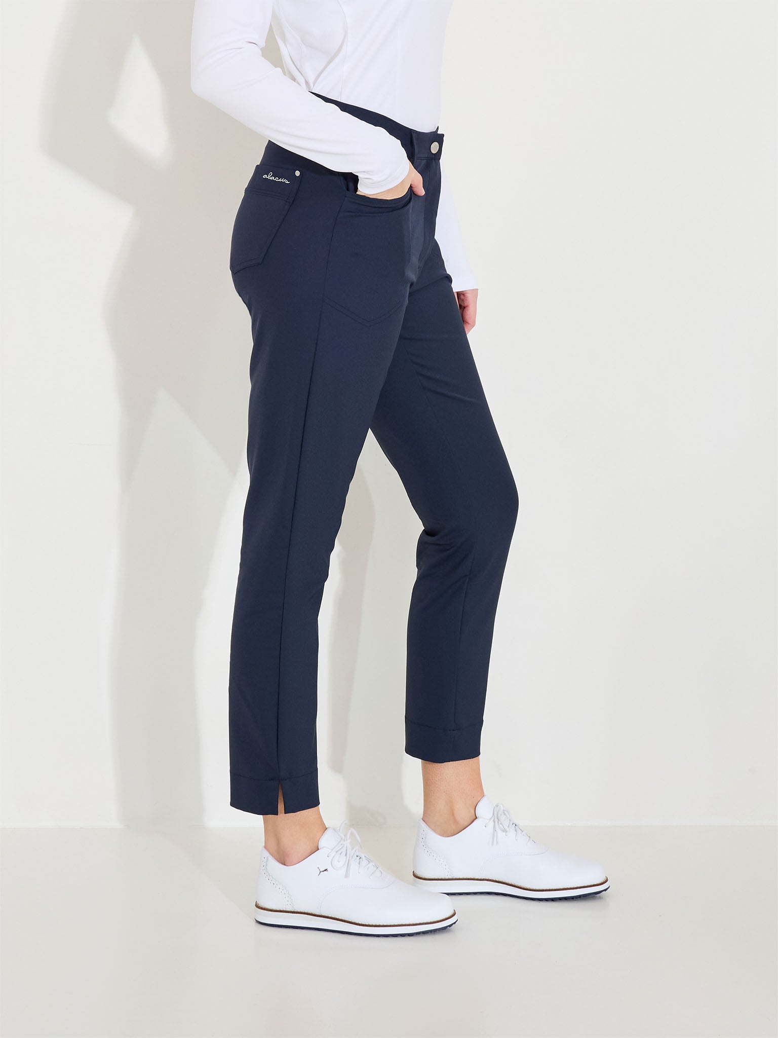 Lds Elite 7/8 trousers - navy-4