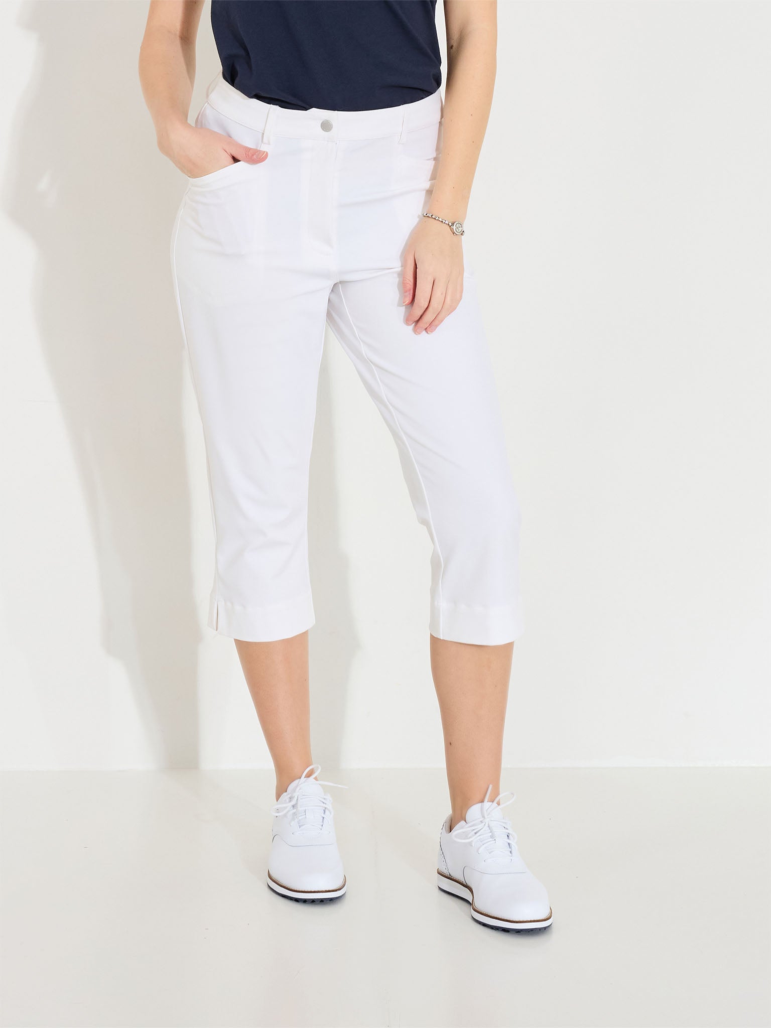 Lds Elite capri - white