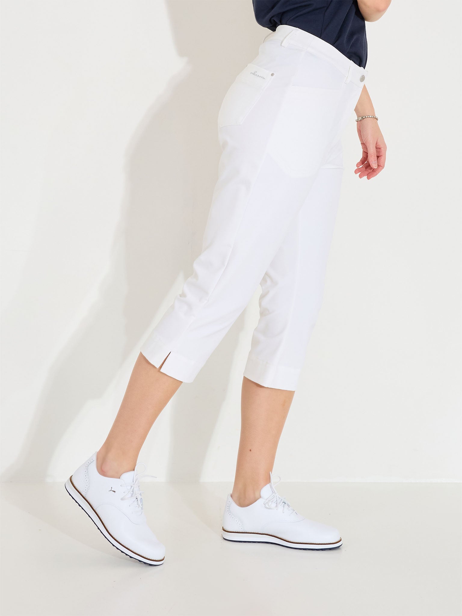 Lds Elite capri - white-4
