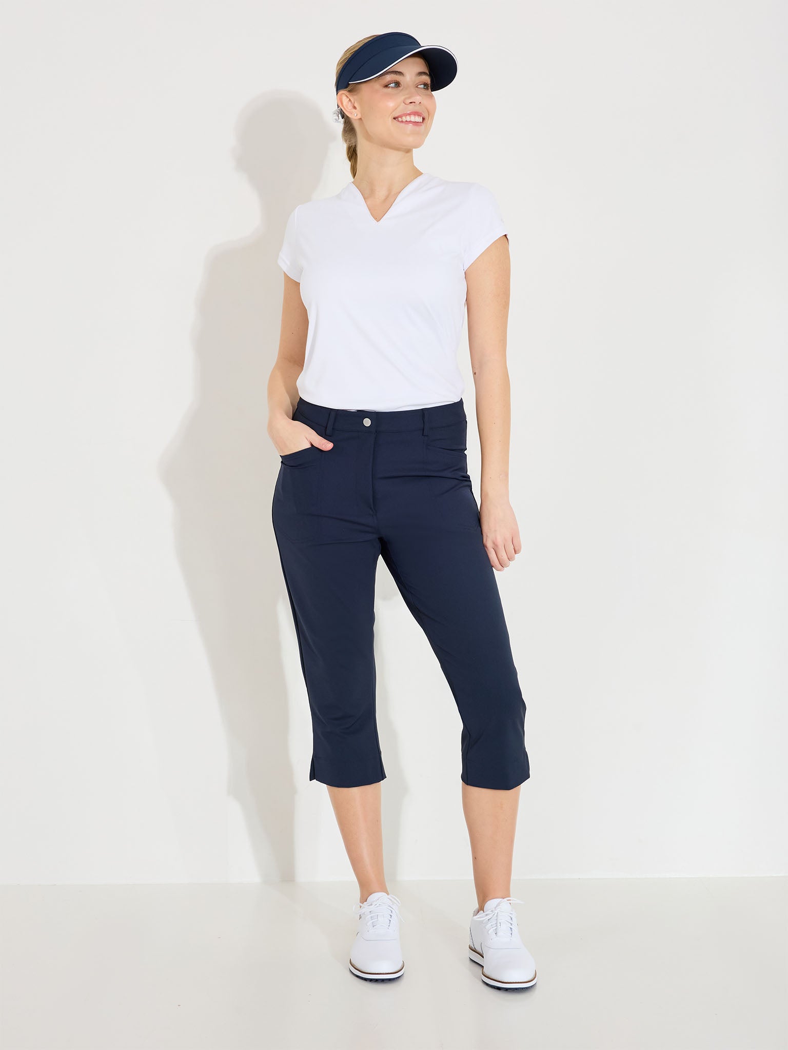 Lds Elite capri - navy-3