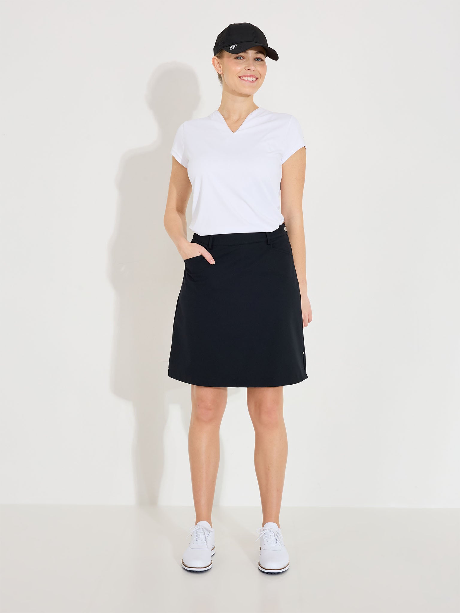 Lds Elite skort 50cm - black-3
