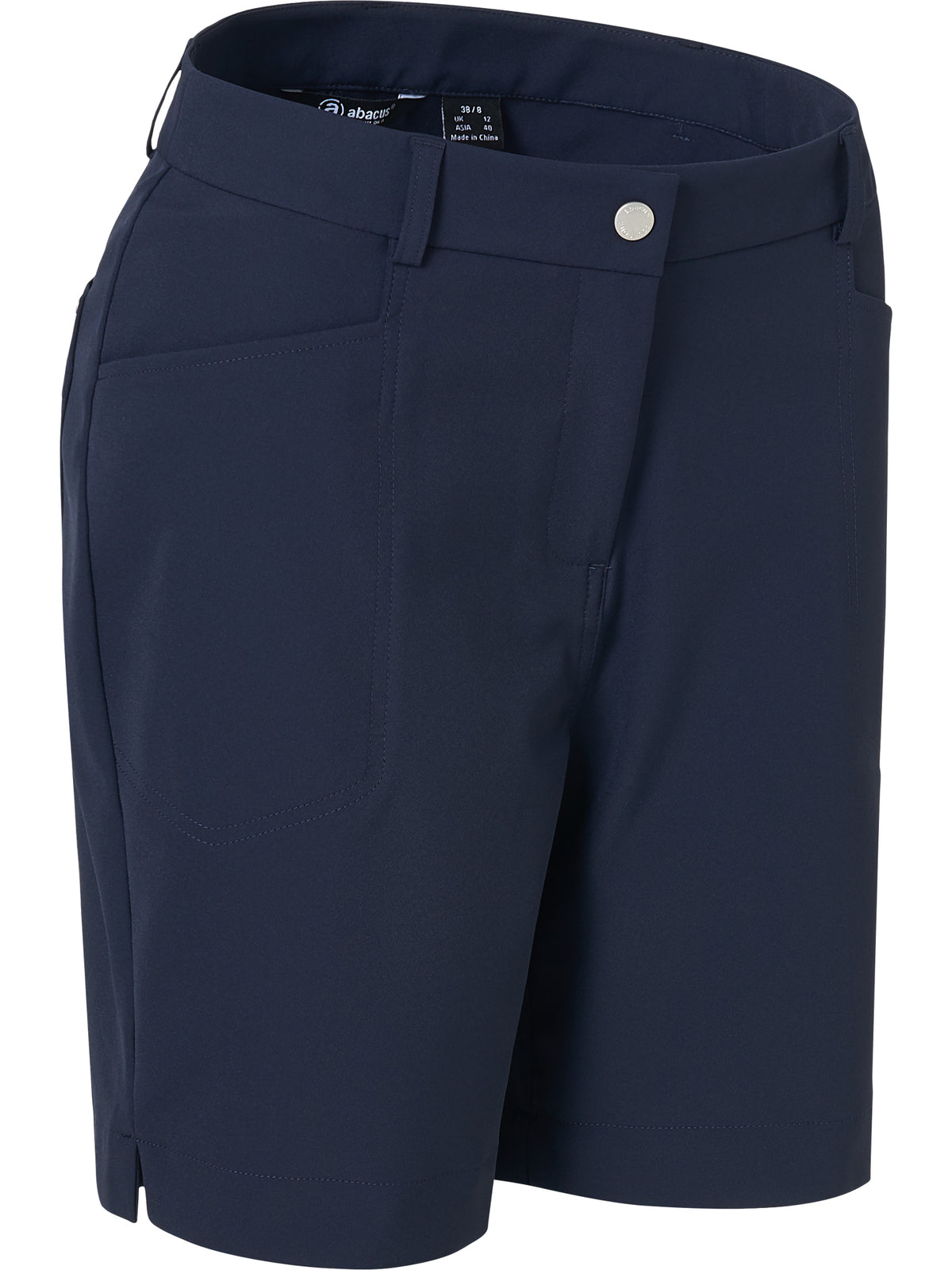 Lds Grace high waist shorts 45cm - navy-1