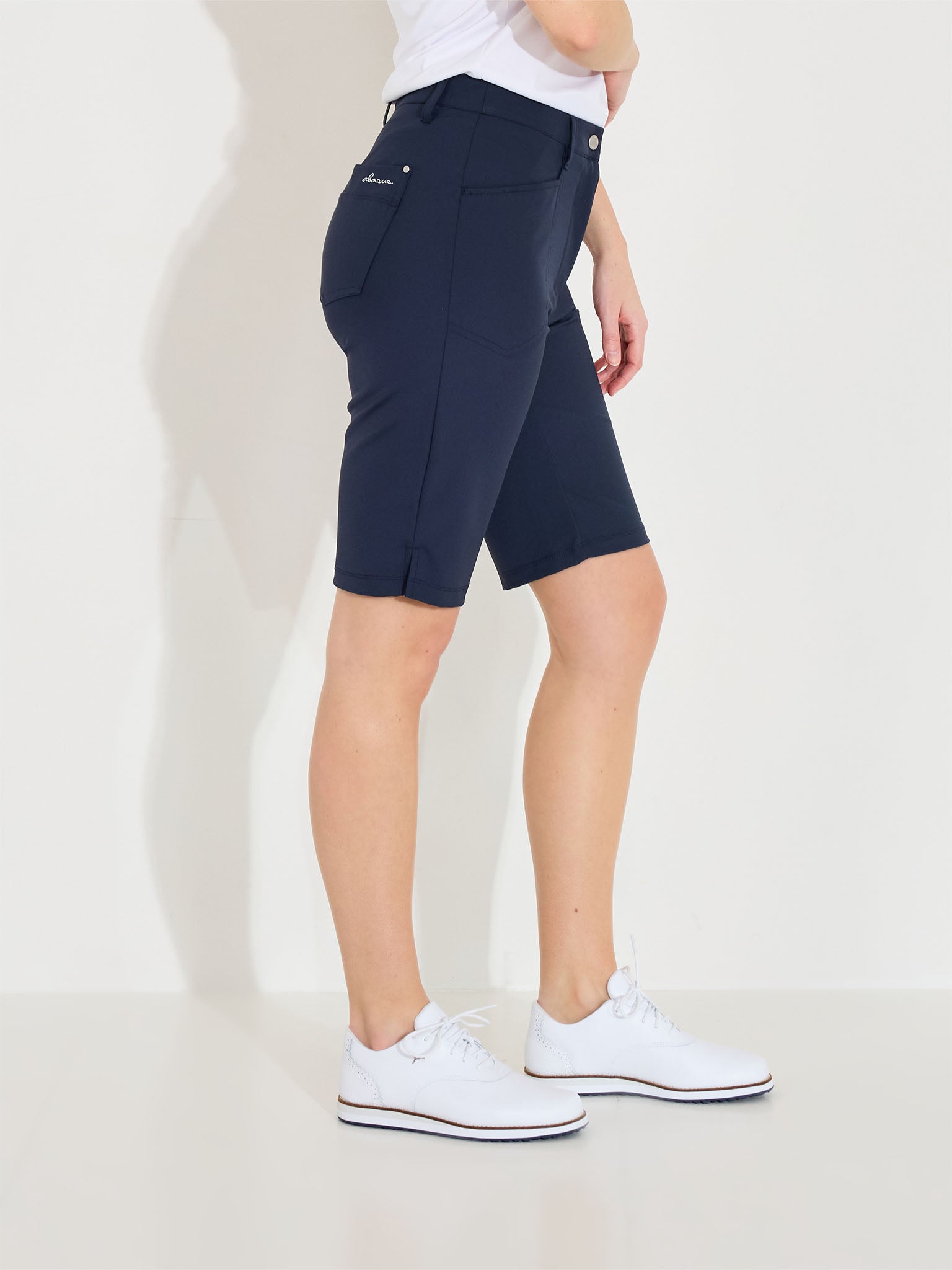 Lds Elite city shorts - navy-5