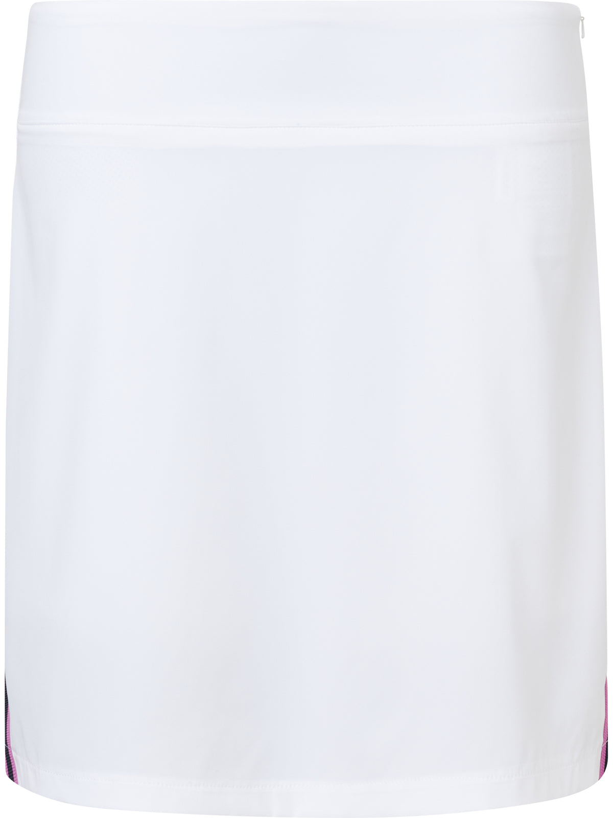 Lds Brook stripe skort 45cm - white/iris-4
