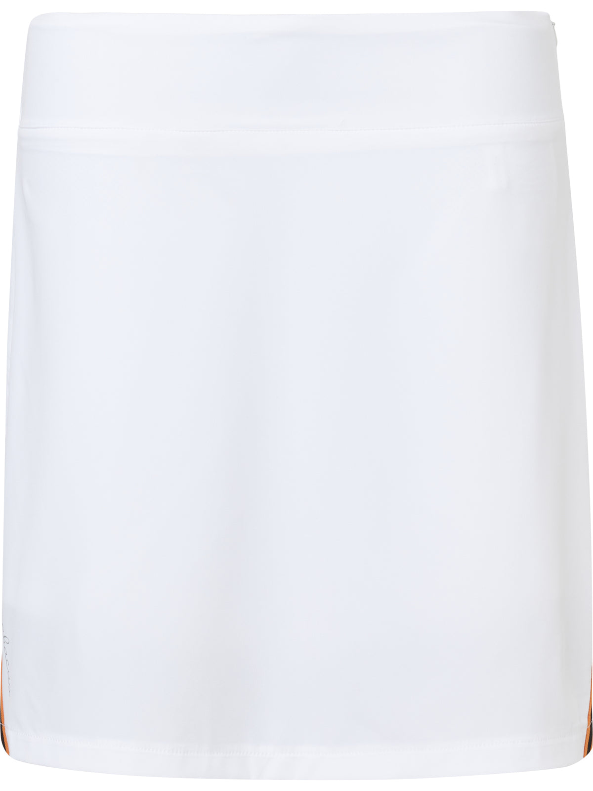 Lds Brook stripe skort 45cm - white/black-4