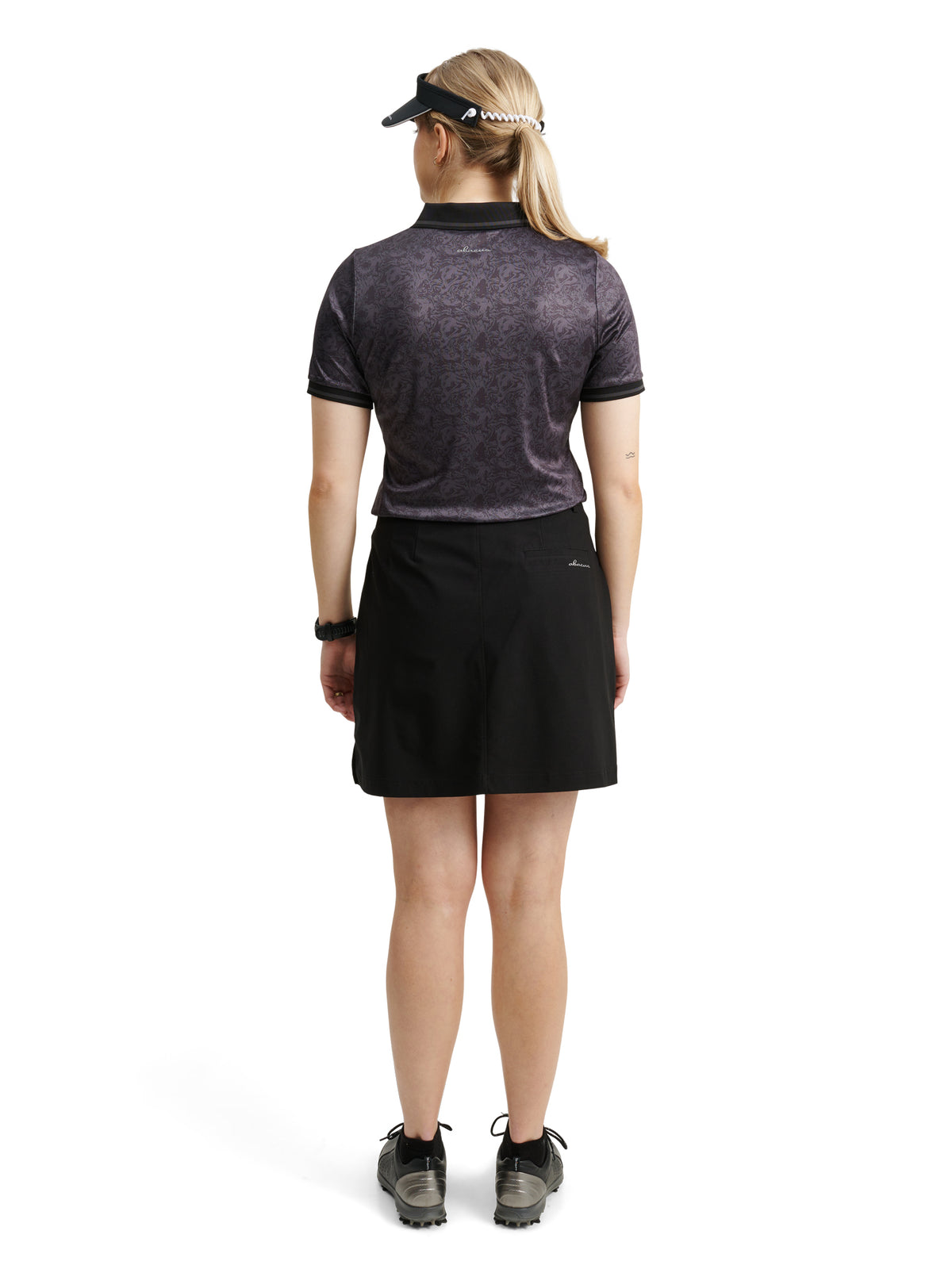 Lds Camargo skort 45cm - black-3