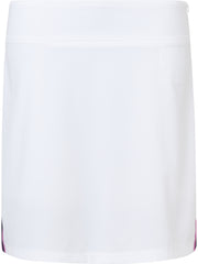 Lds Brook stripe skort 50cm - white/iris