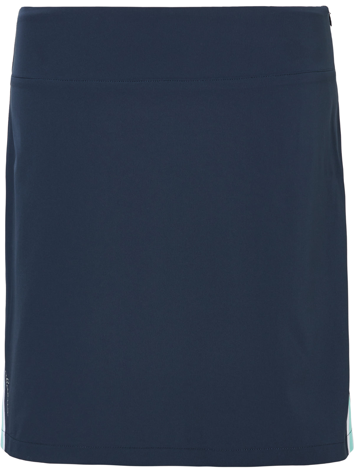 Lds Brook stripe skort 50cm - navy-1