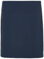 Lds Brook stripe skort 50cm - navy