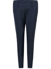Lds Elite pull-on midwaist trousers - navy