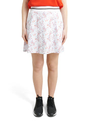Lds Juliet skort 45cm - white floral