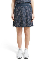 Lds Juliet skort 45cm - navy floral