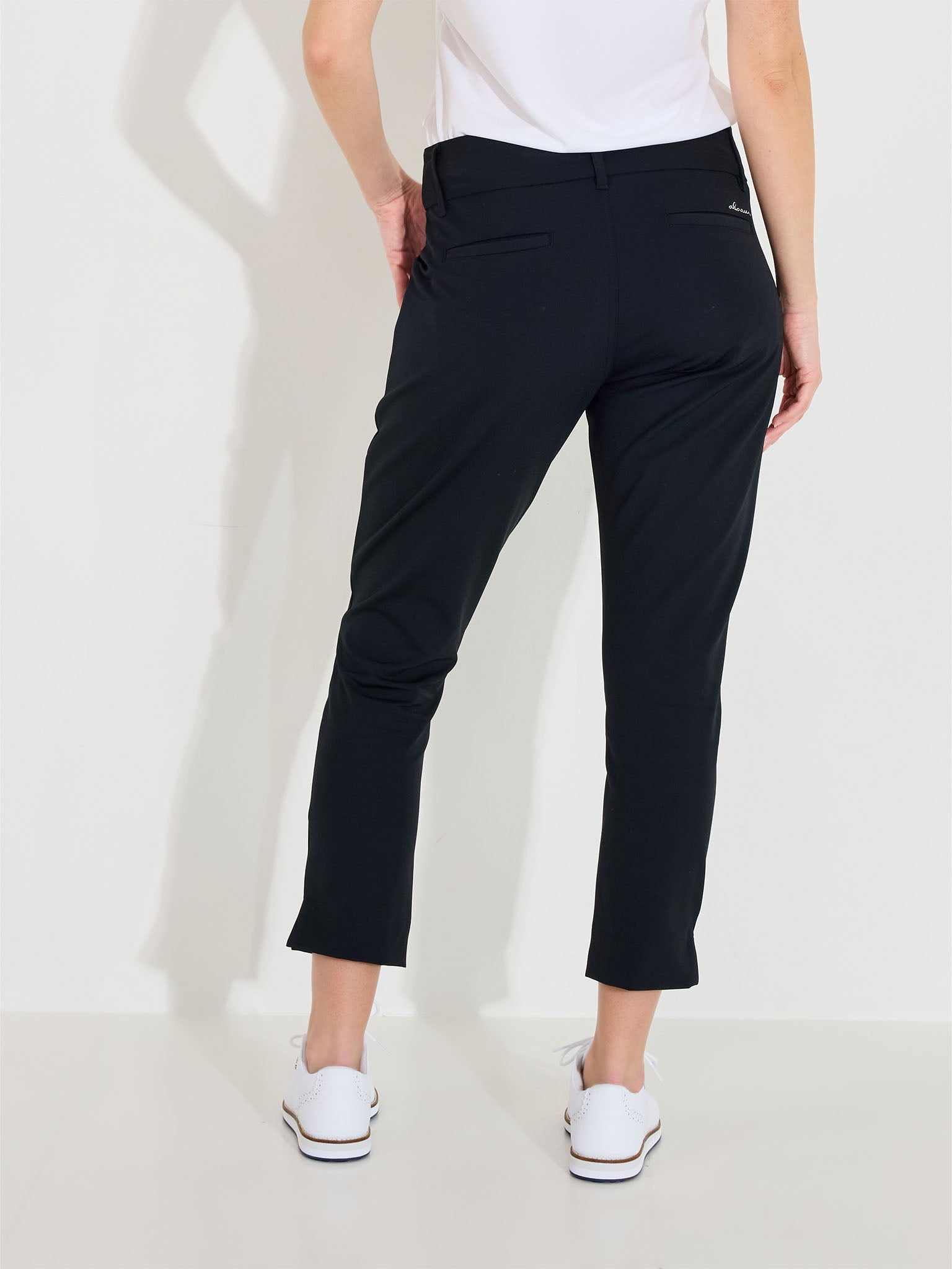 Lds Elite 7/8 trousers mid waist - black-2