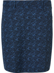 Lds Elite Graphic skort 50cm - peacock blue