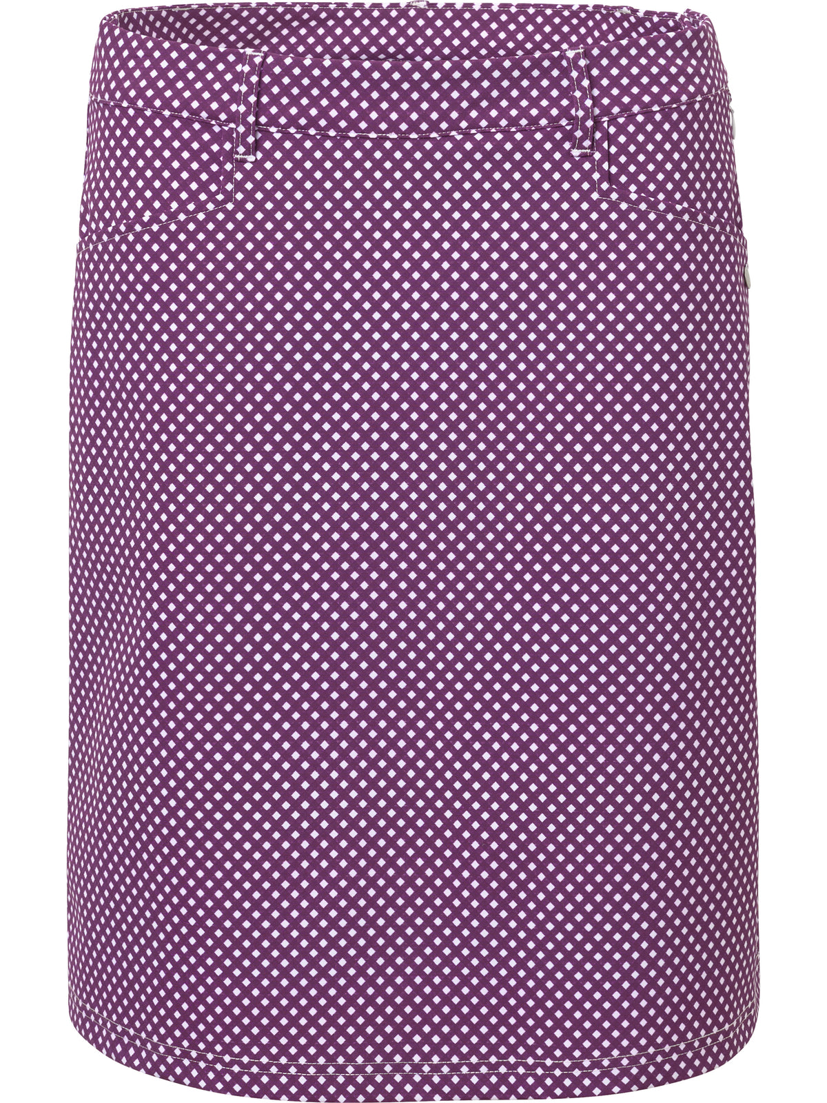 Lds Merion skort 50cm - violet check-6
