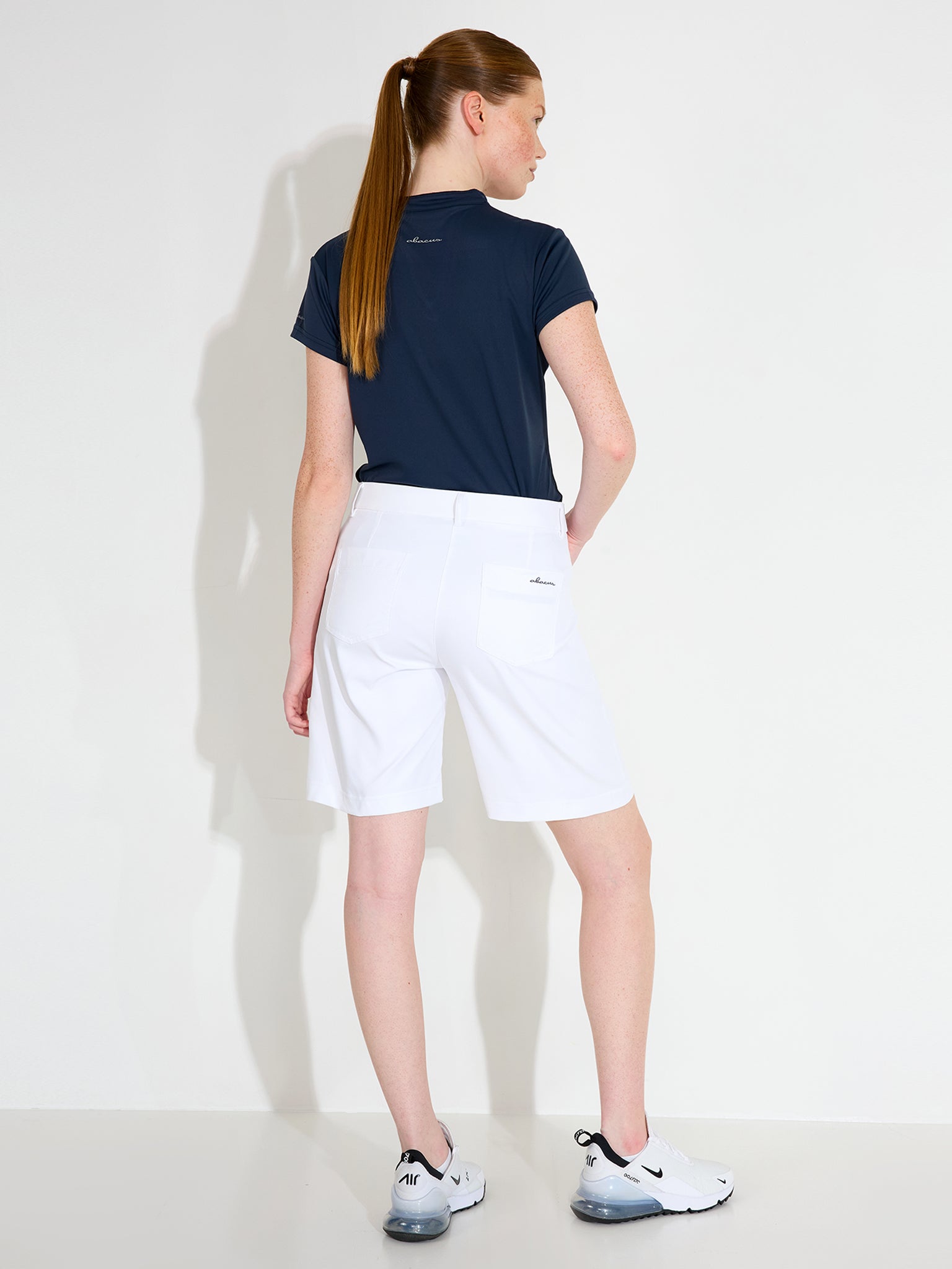 Lds Formby wide shorts - white