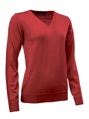 Lds Milano pullover - red