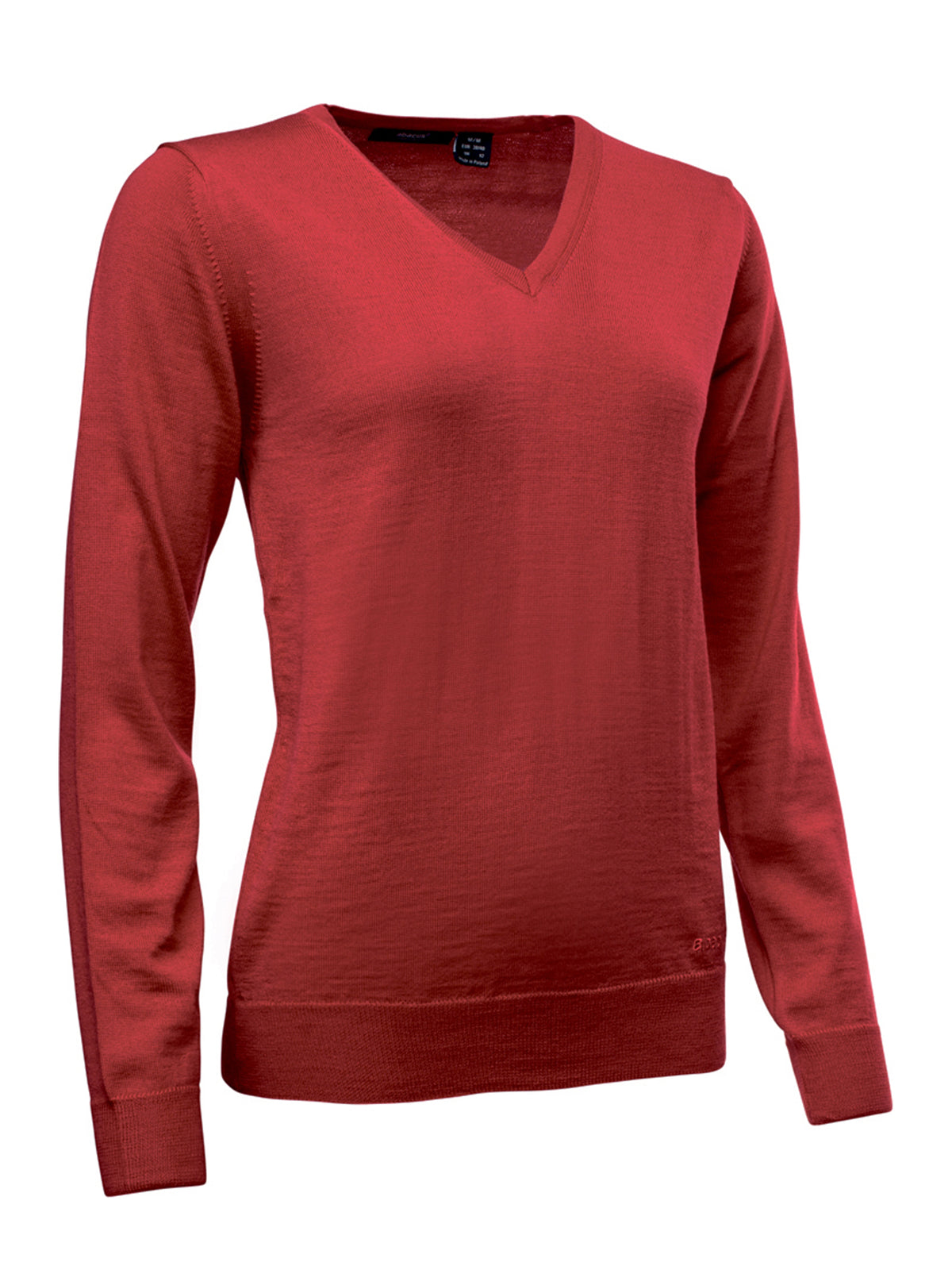 Lds Milano pullover - red-2