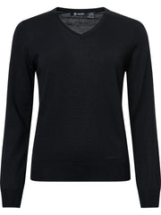 Lds Milano pullover - black
