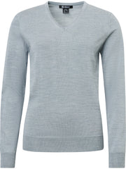 Lds Milano pullover - lt.greymelange