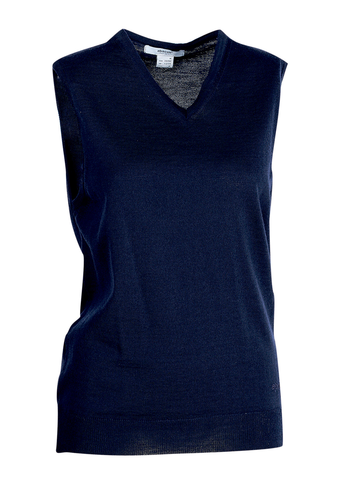Lds Milano knitted slipover - navy-2