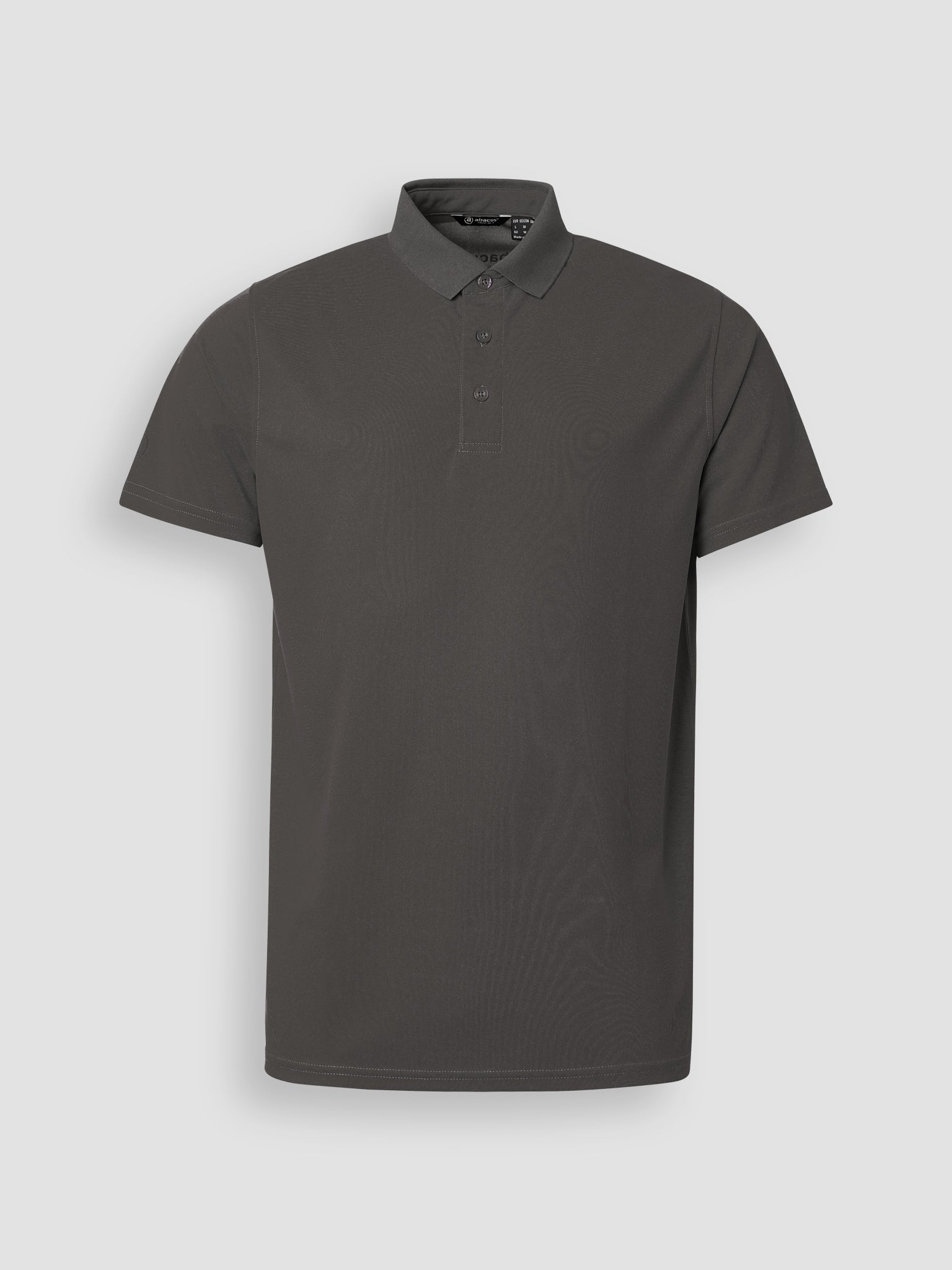 Jr Cray drycool polo - dk.grey