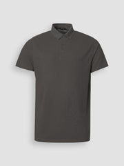 Jr Cray drycool polo - dk.grey