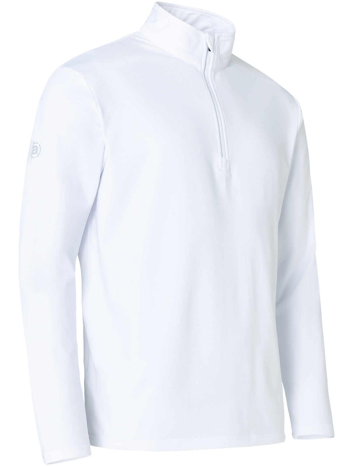 Jr Dunbar halfzip fleece - white-2